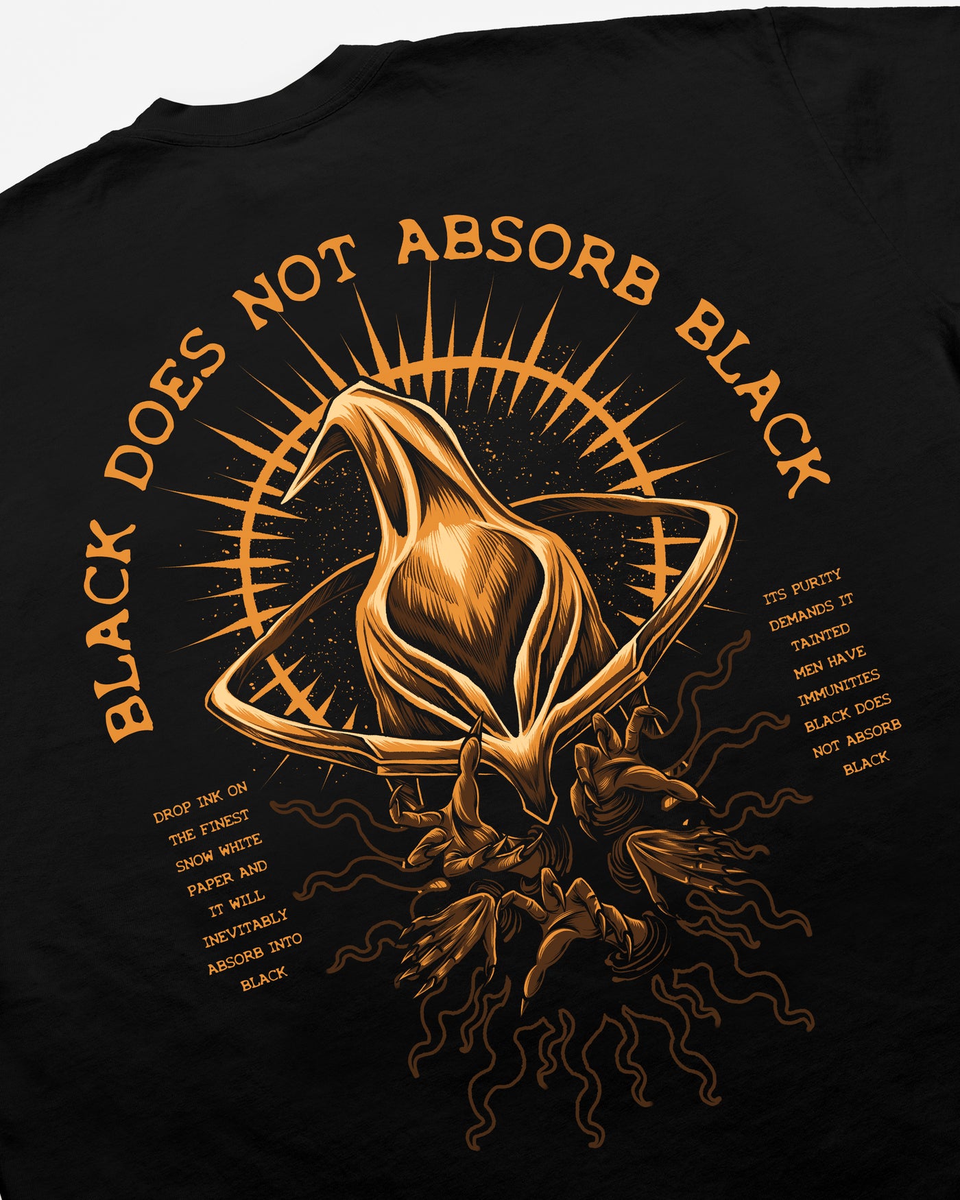 Black Does Not Absorb Black Sensui Tee / Black