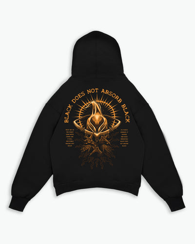 Black Does Not Absorb Black Sensui Hoodie / Black