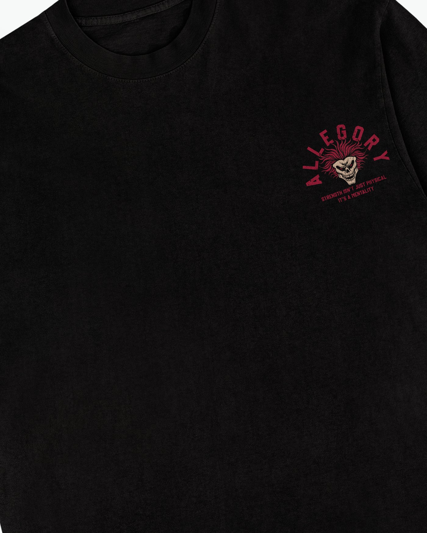 Mind Over Matter Long Sleeve Tee / Black