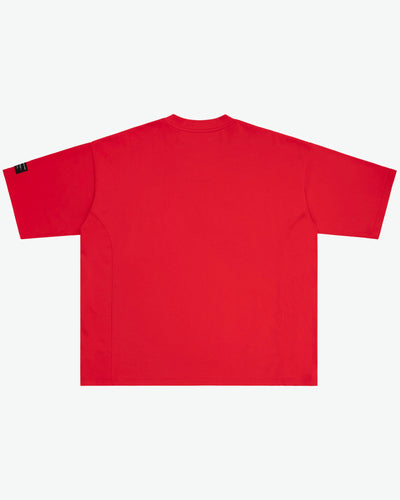 COWBOY STAR FRONTIER HEAVYWEIGHT TEE / RED