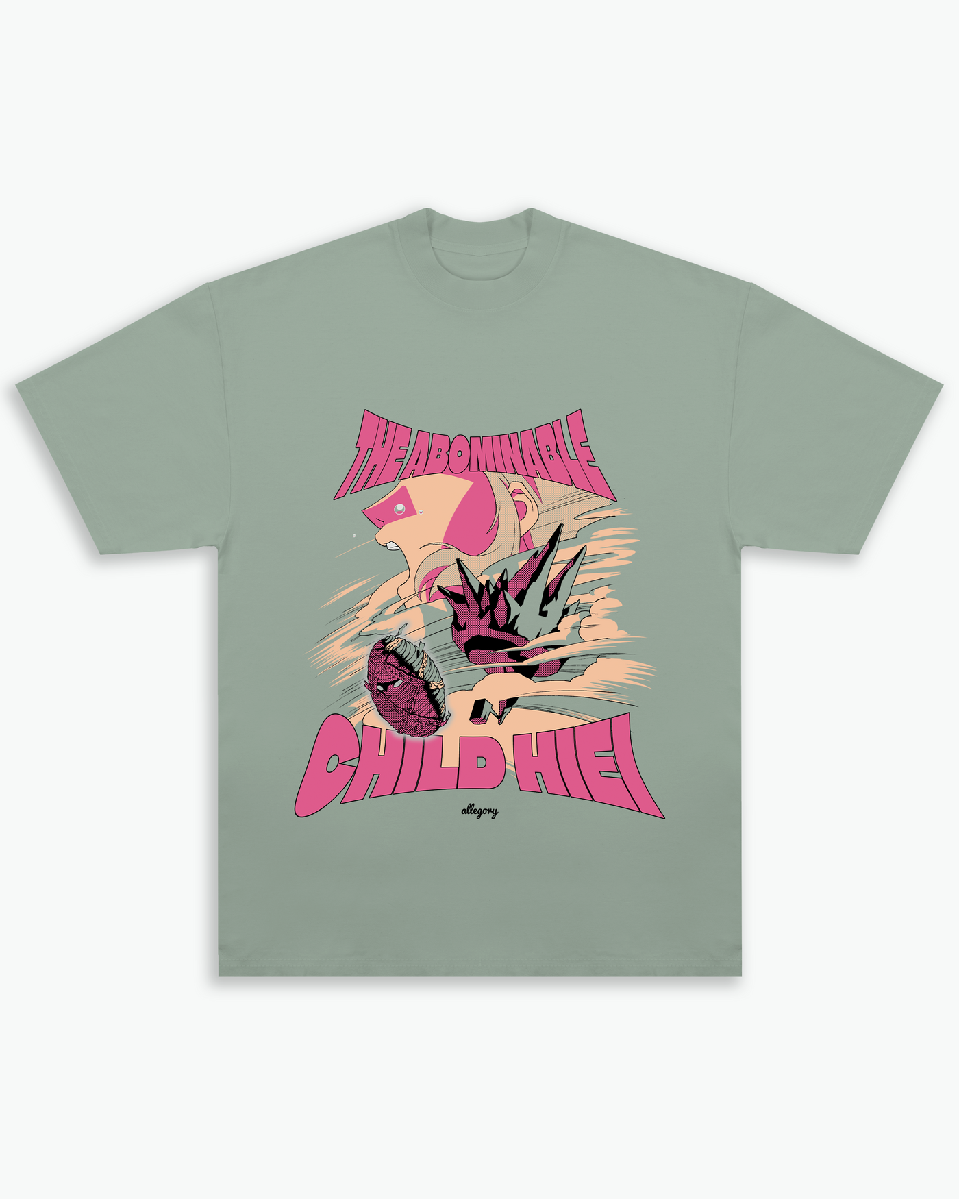 The Abominable Child Hiei Tee / Laurel Green