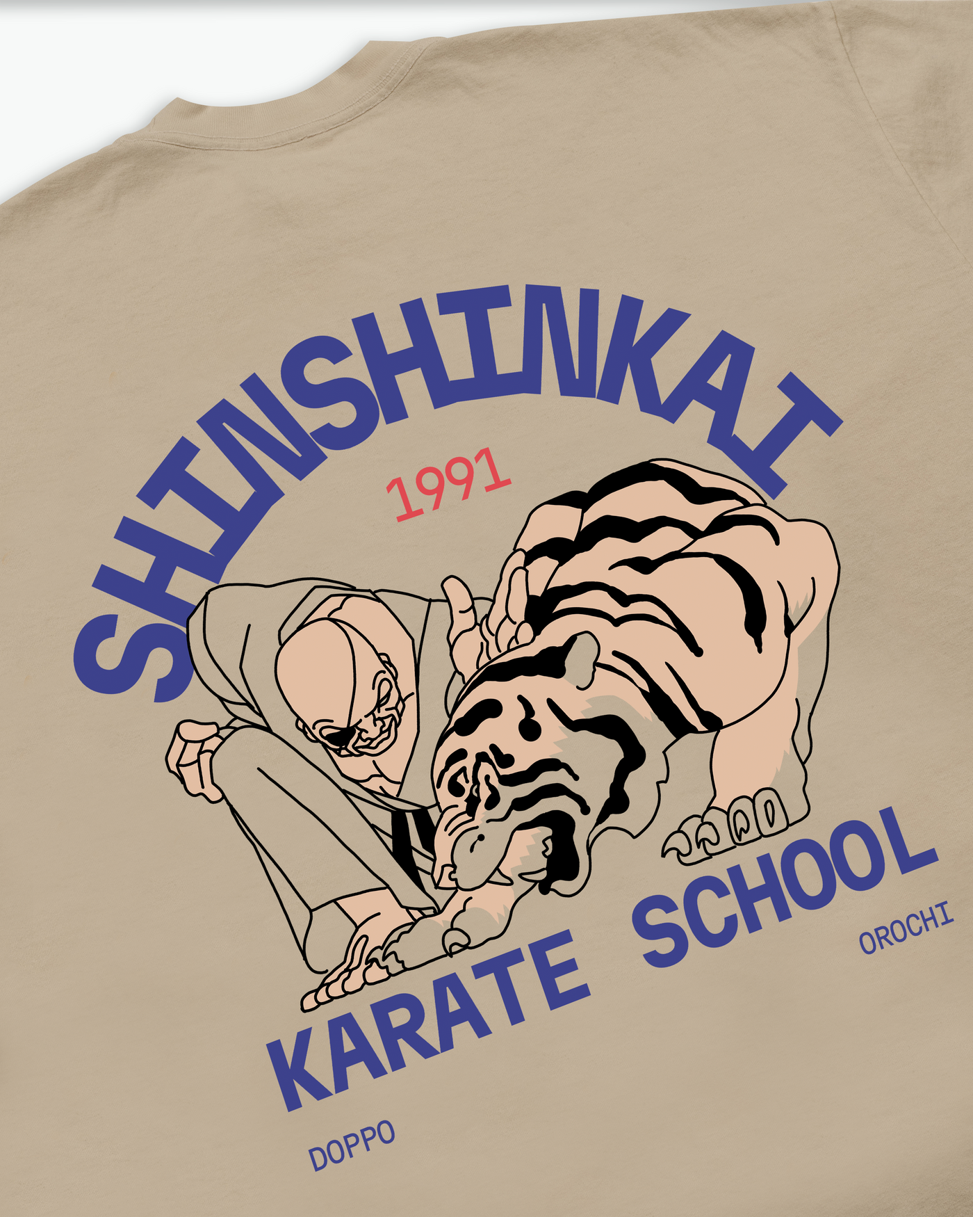 Shinshinkai Karate School Tee / Mushroom