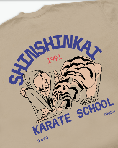 Shinshinkai Karate School Tee / Mushroom