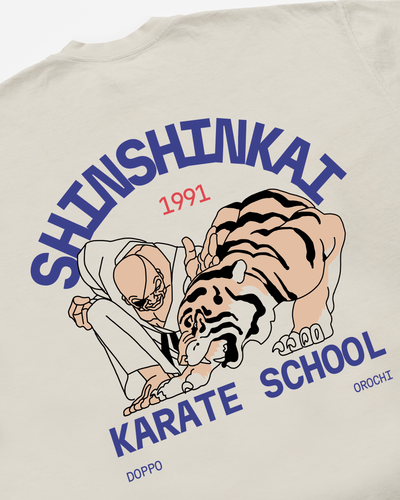 Shinshinkai Karate School Tee / Off White