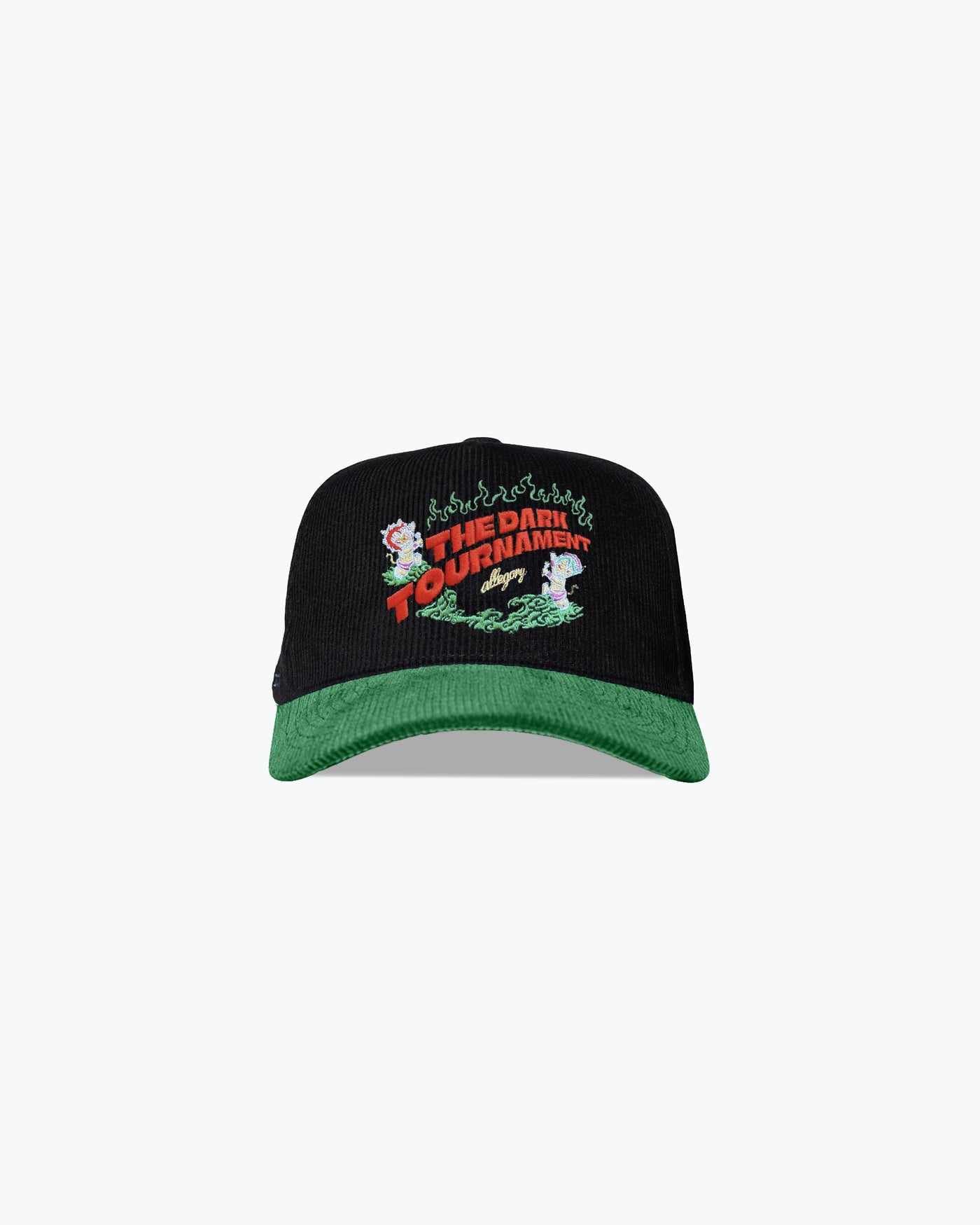 Dark Tournament Premium Corduroy Hat / Black / Green