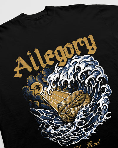 The Flood Tee / Black