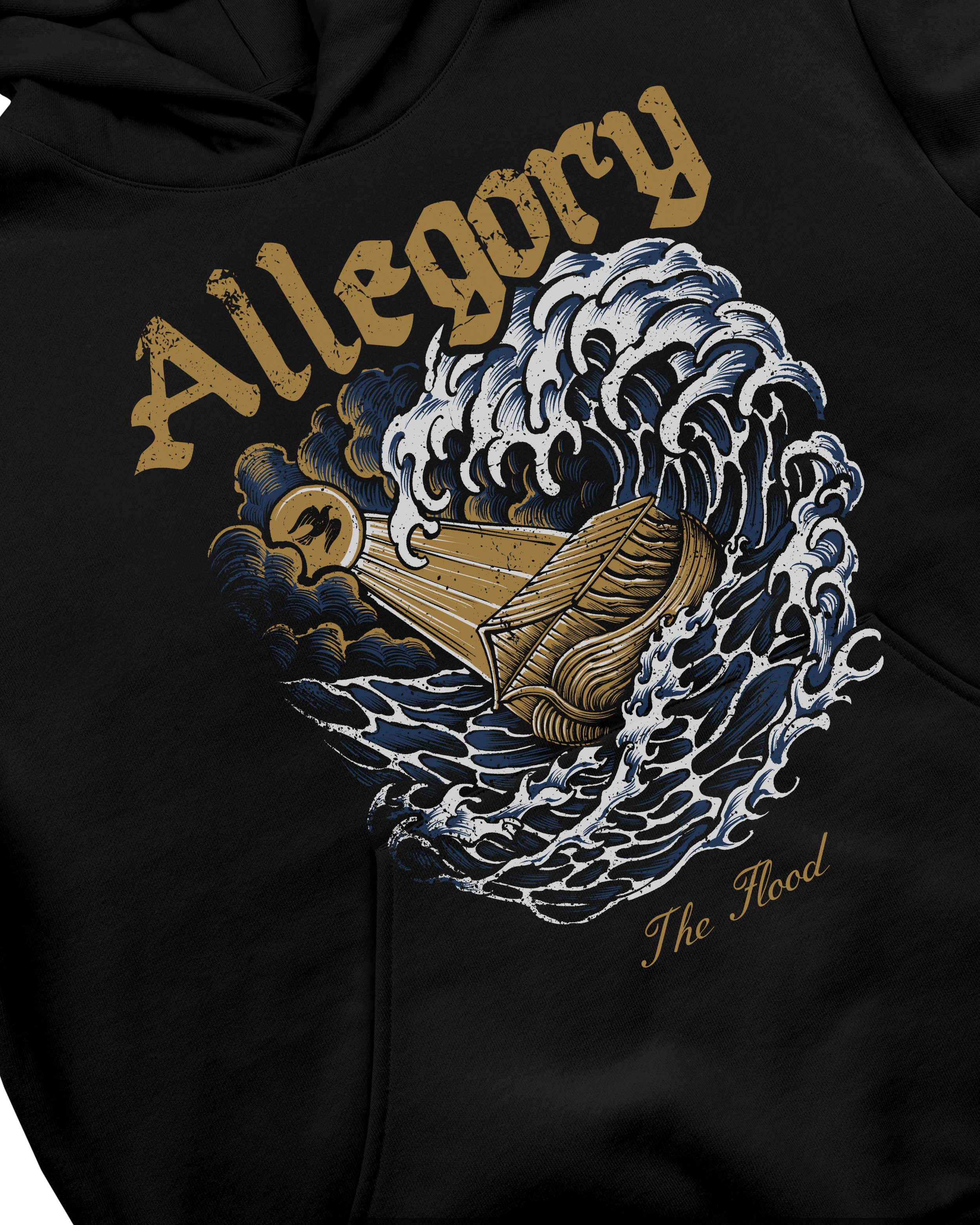 The Flood Hoodie / Black