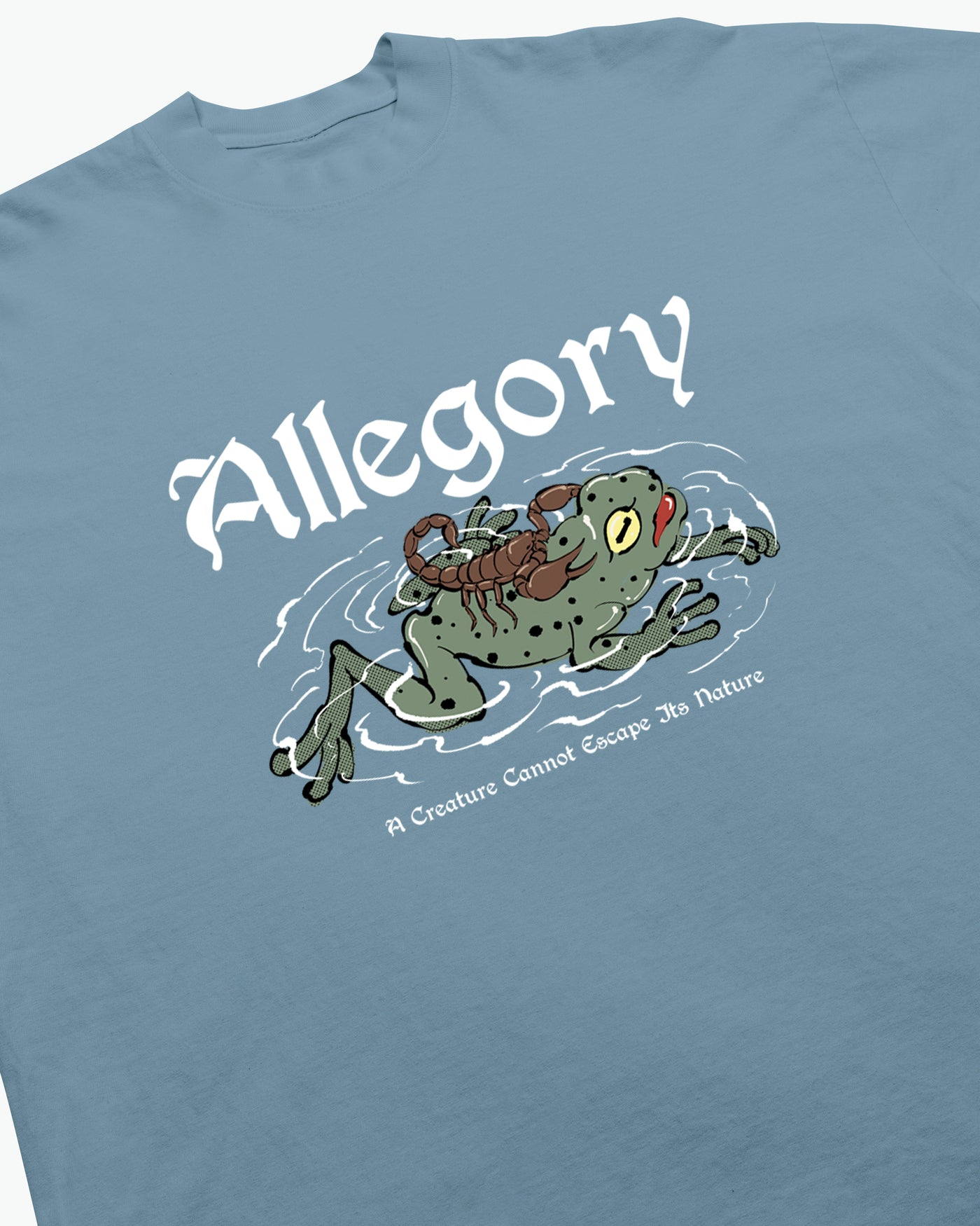 Scorpion and The Frog Tee / Soft Denim Blue