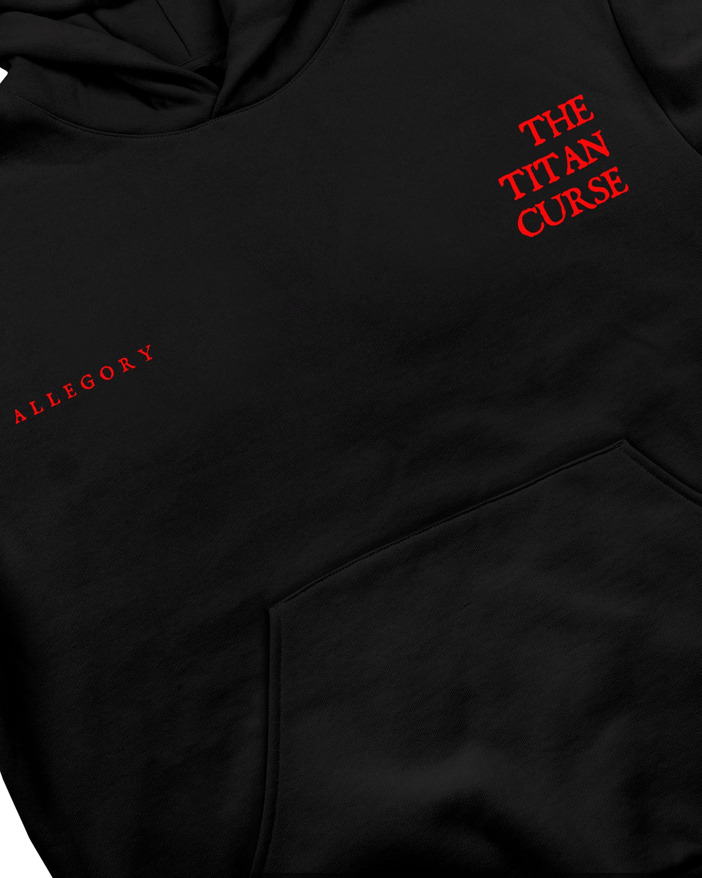 The Titan Curse Hoodie / Black