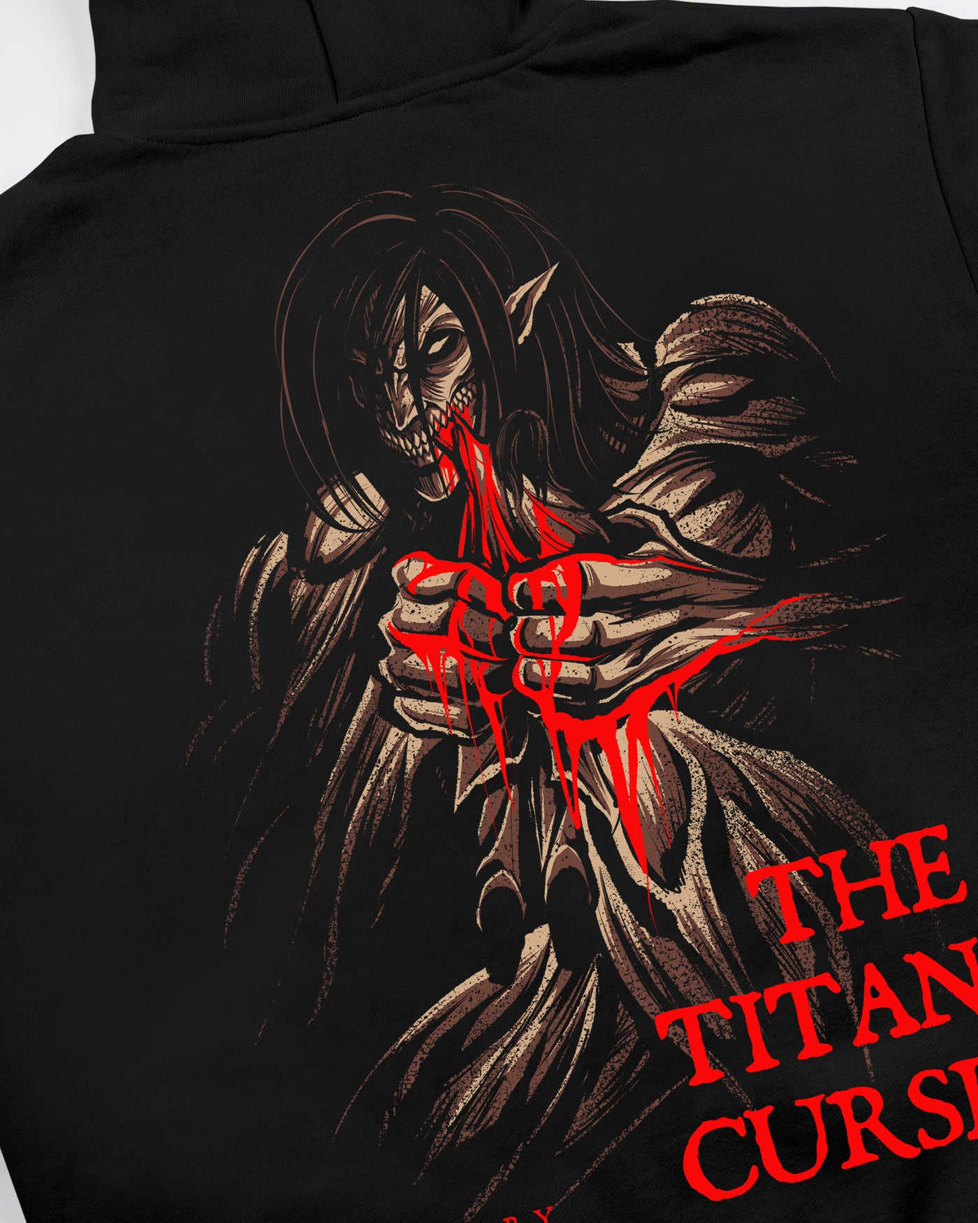 The Titan Curse Hoodie / Black
