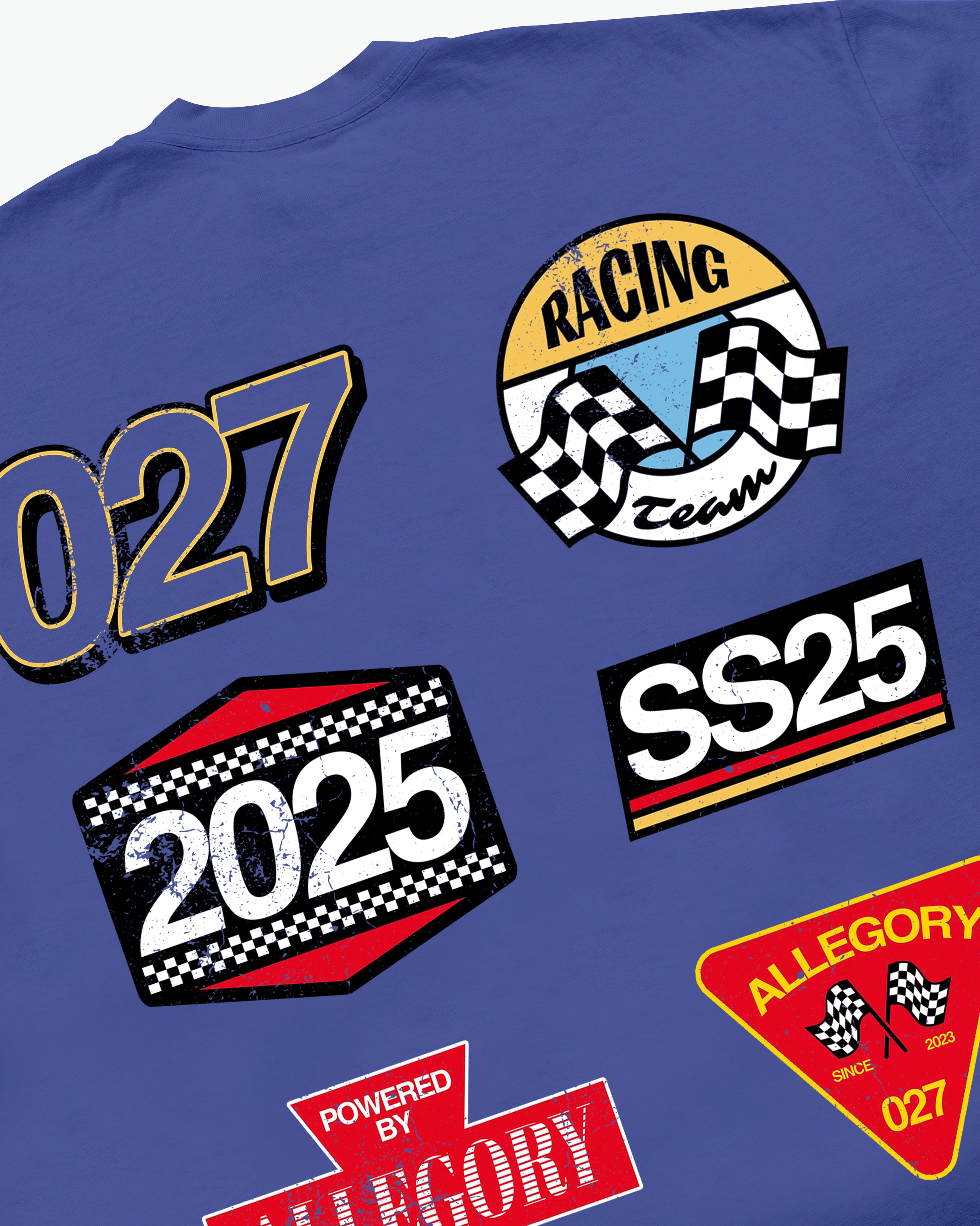 Pit Crew L027 Emblem Tee / Blue-3