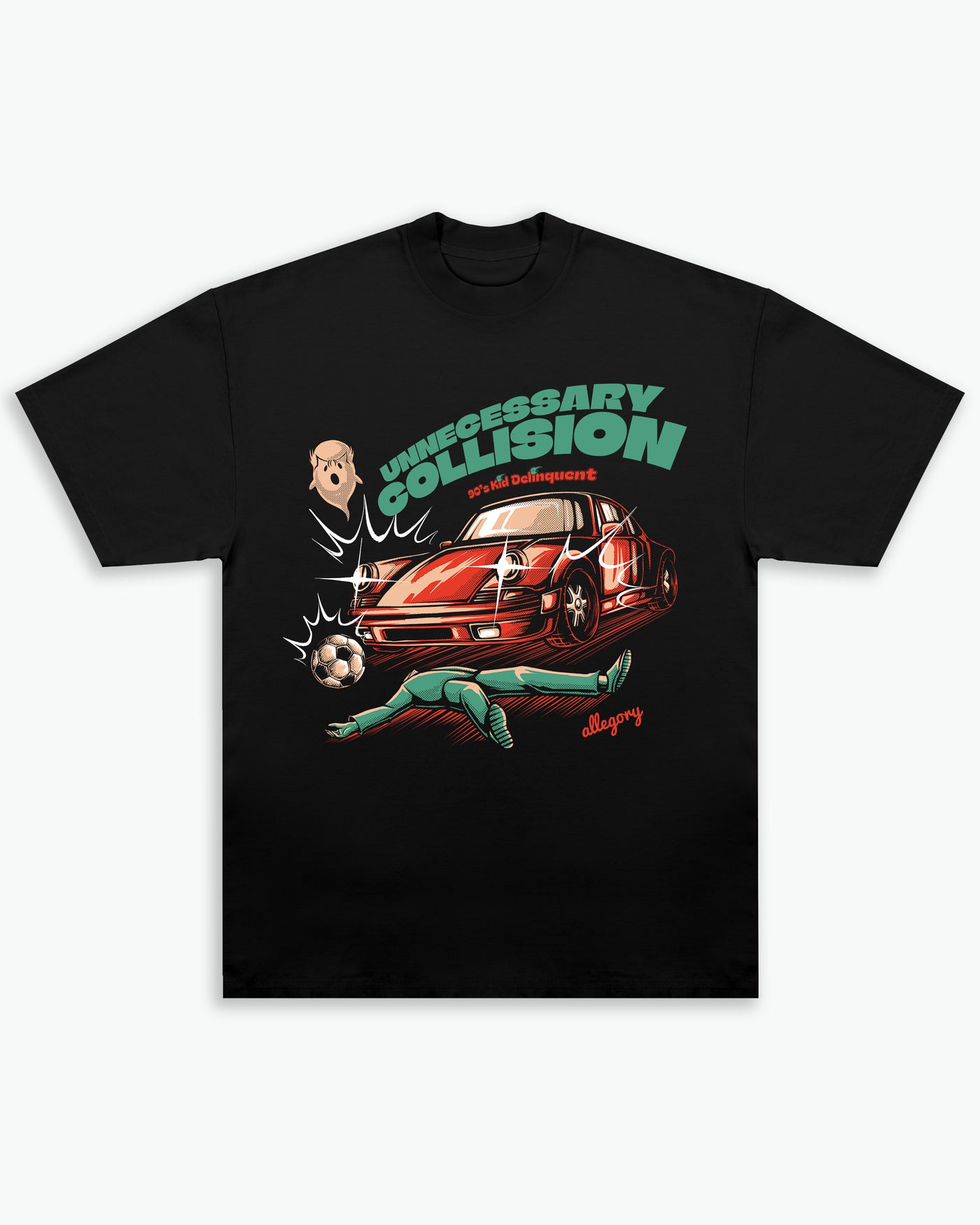 Unnecessary Collision Tee / Black