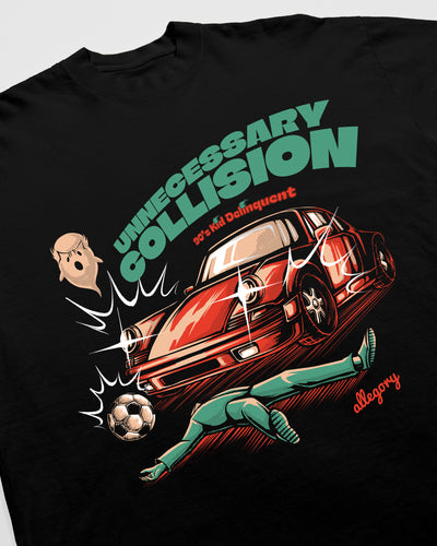 Unnecessary Collision Tee / Black