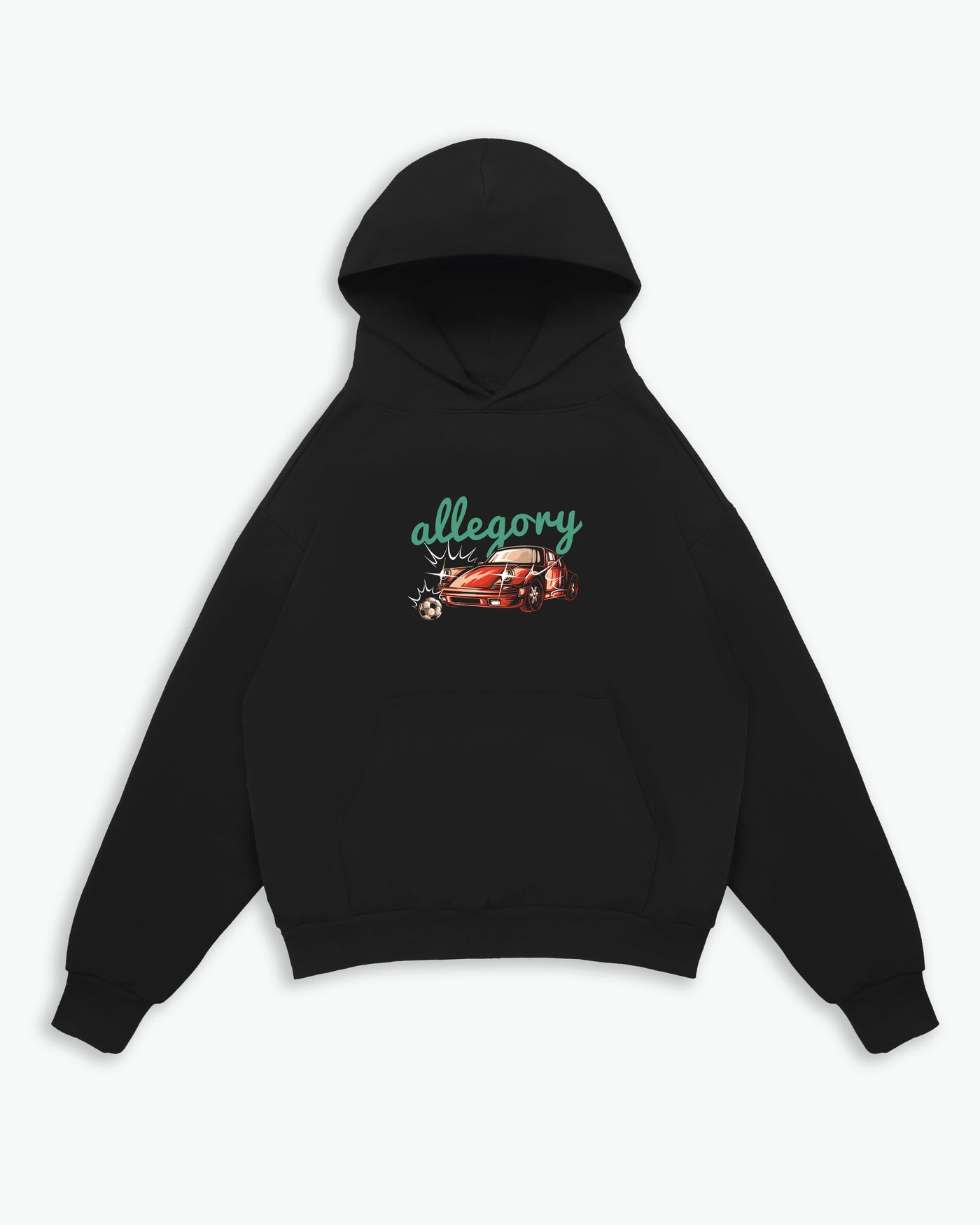 Unnecessary Collision Hoodie / Black