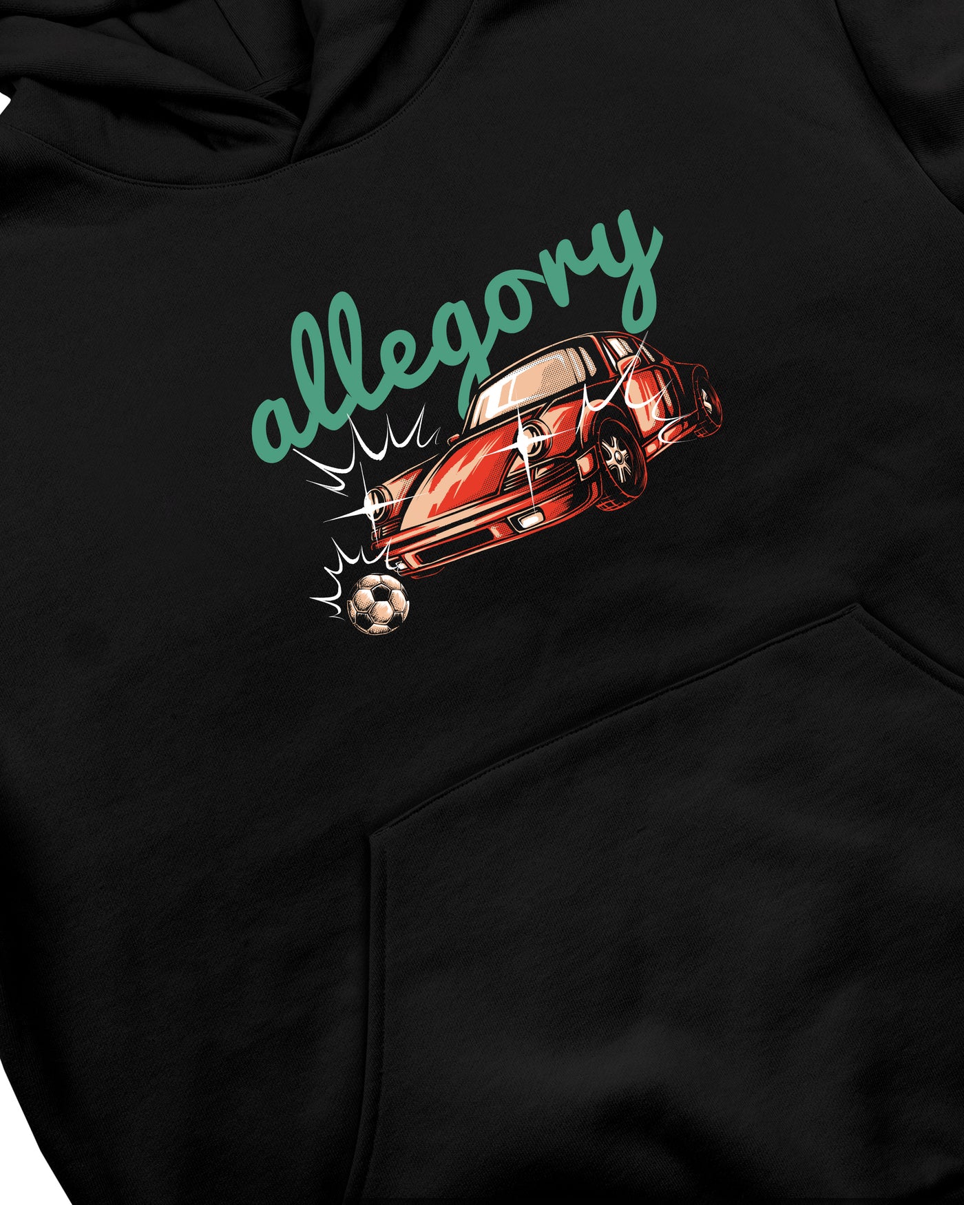 Unnecessary Collision Hoodie / Black