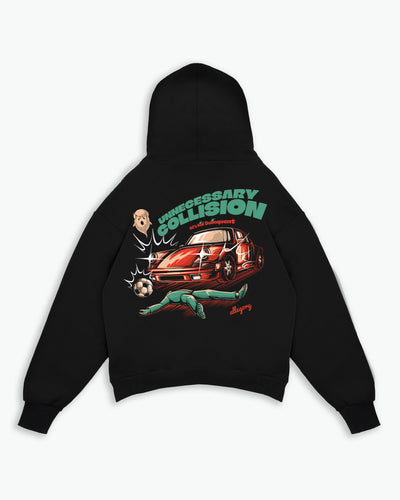 Unnecessary Collision Hoodie / Black