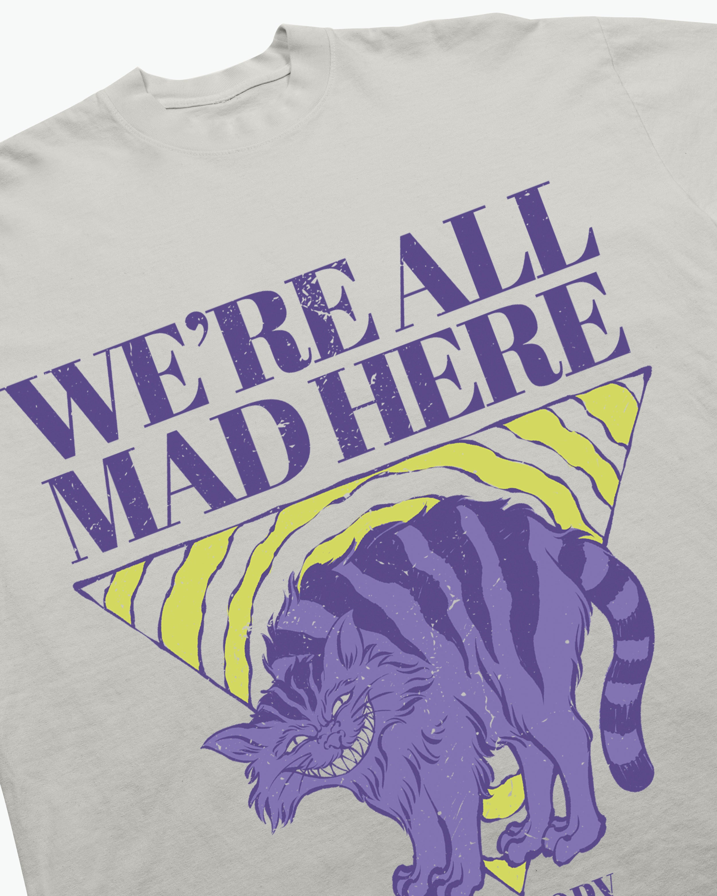 We're All Mad Here Tee / Off White-2