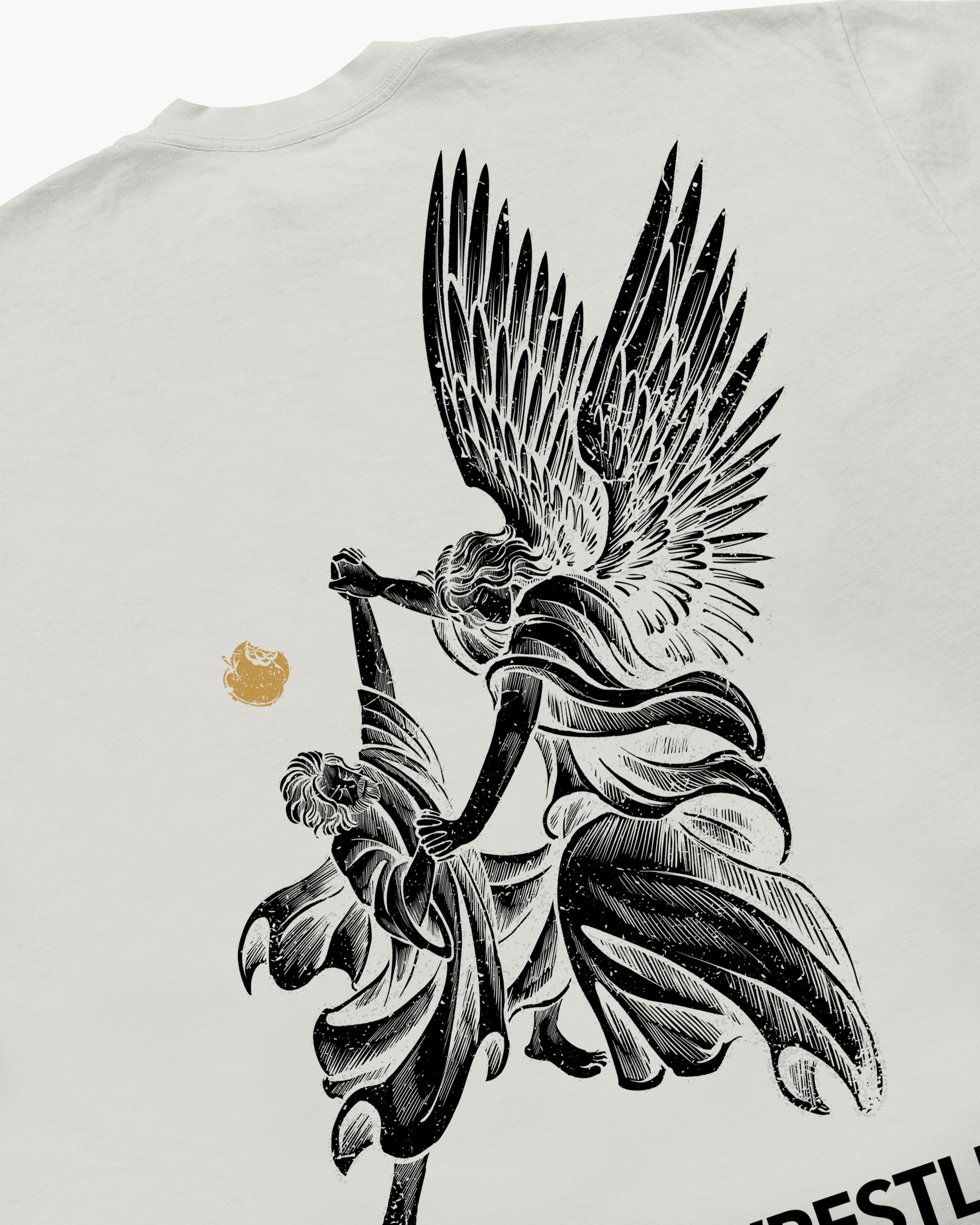 Wrestle With God Tee / Off White-3