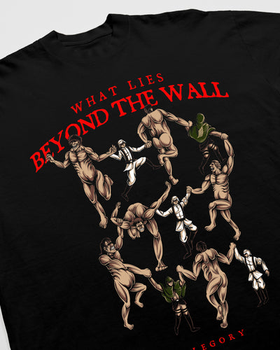 What Lies Beyond The Wall Tee / Black