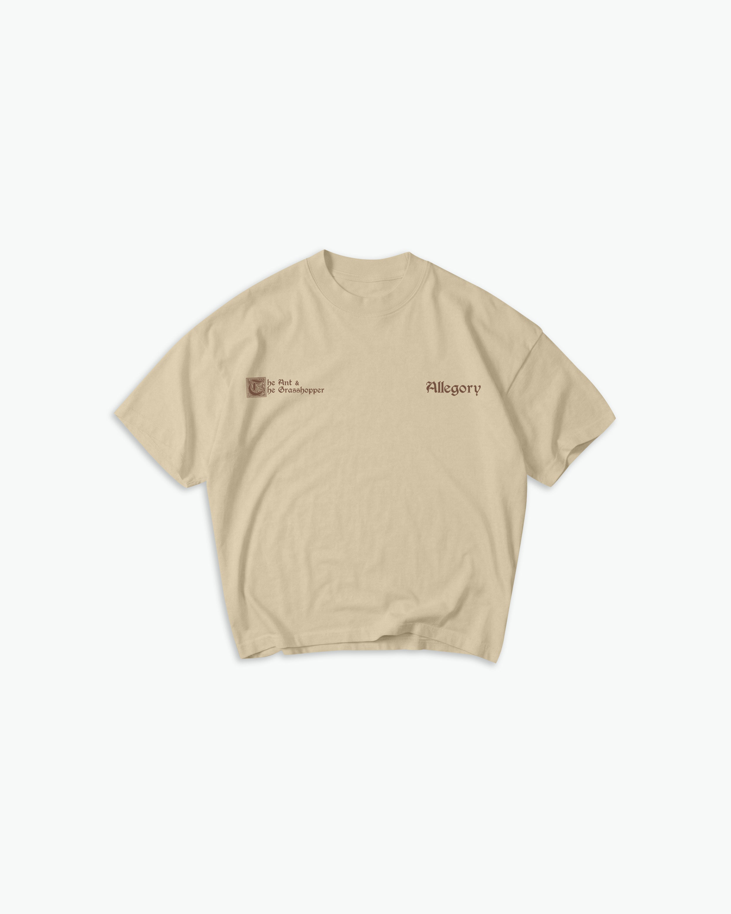 Ant And The Grasshopper Tee / Washed Gold