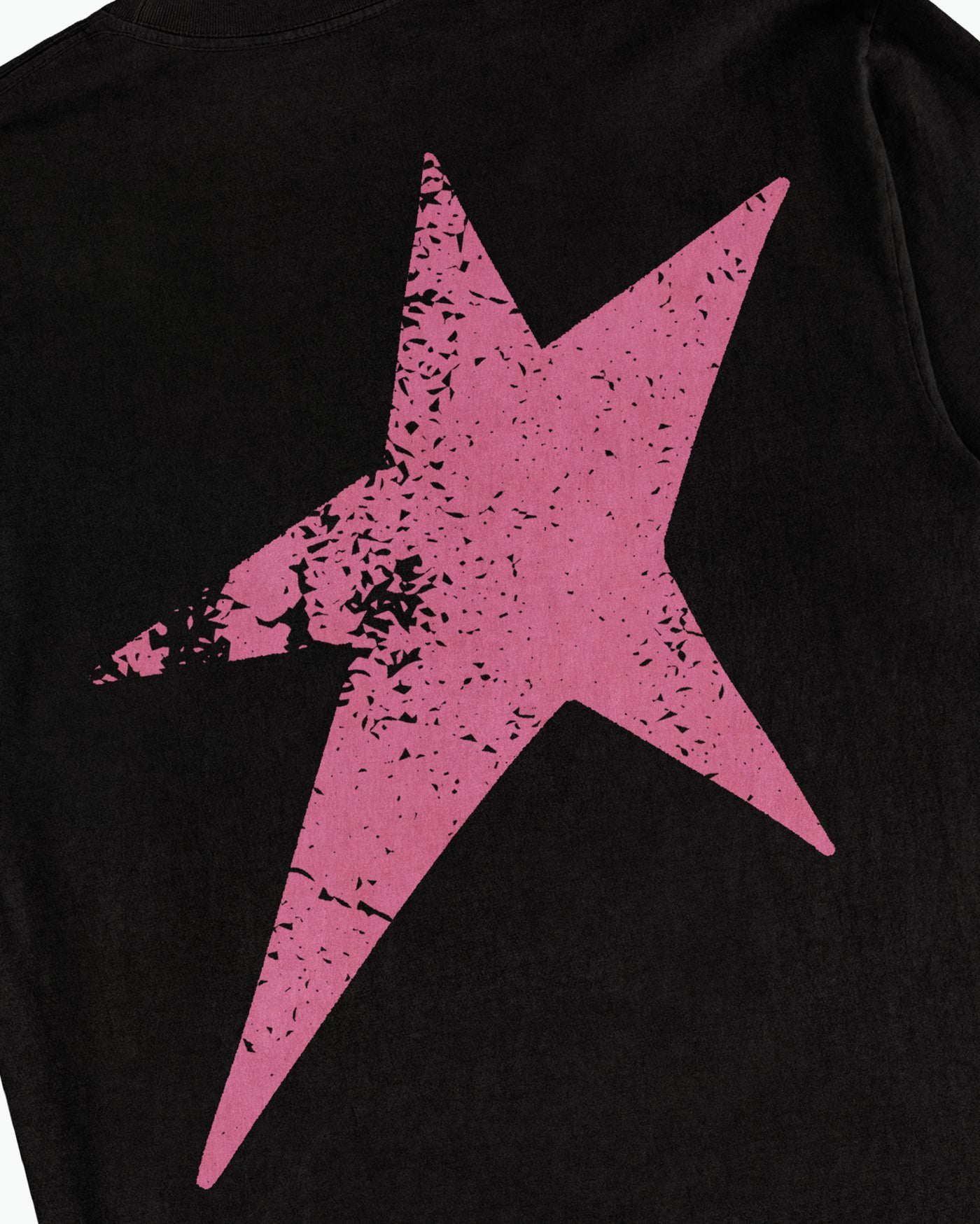 Birthmark Star Long Sleeve Tee / Black