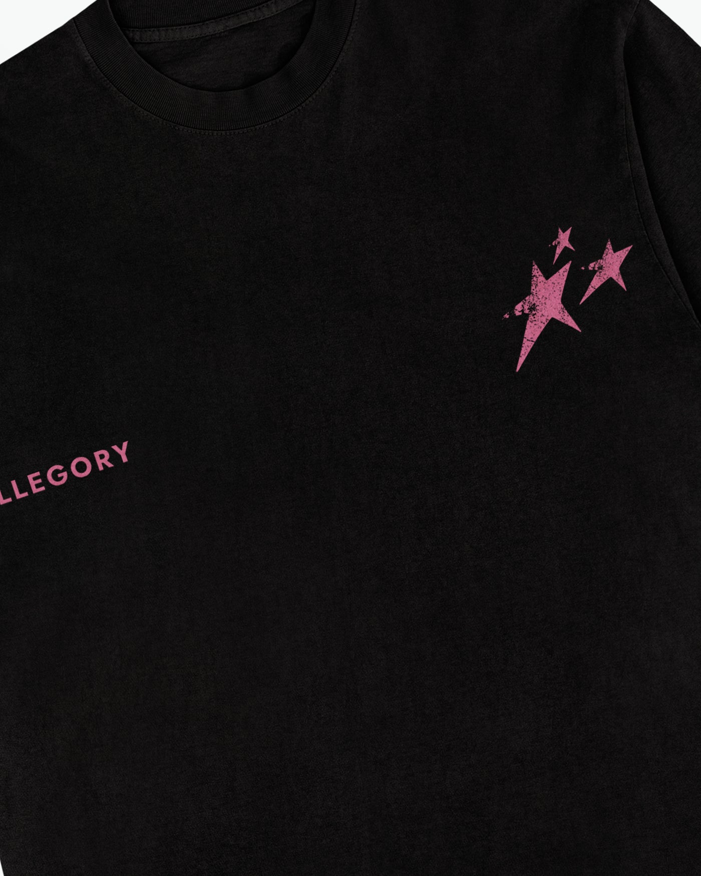 Birthmark Star Long Sleeve Tee / Black