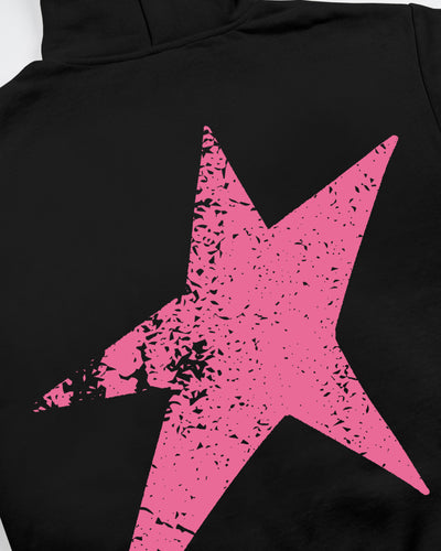 Birthmark Star Hoodie / Black