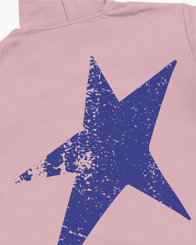 Birthmark Star Hoodie / Mauve