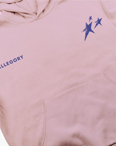 Birthmark Star Hoodie / Mauve