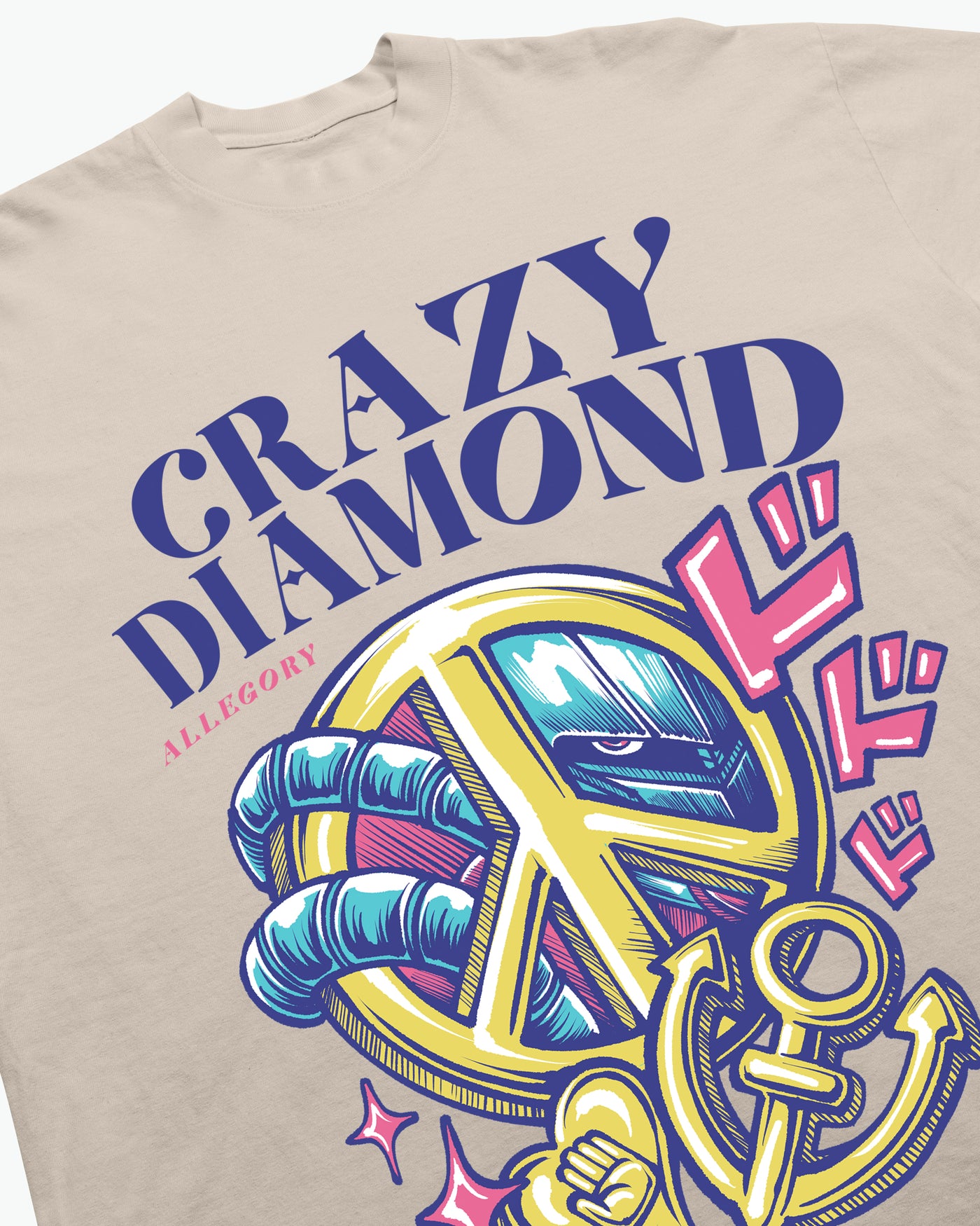 Crazy Diamond Tee / Cream