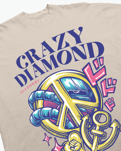 Crazy Diamond Tee / Cream