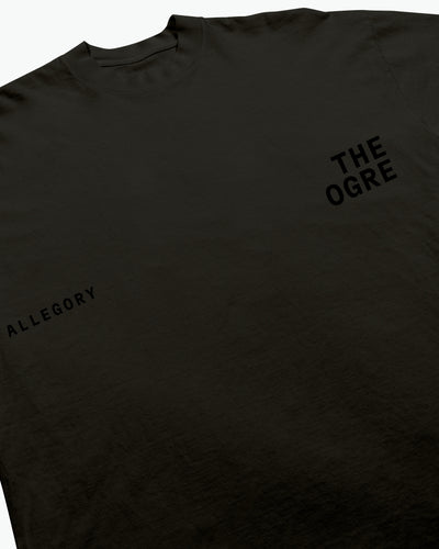 The Demon Back Tee / Vintage Black