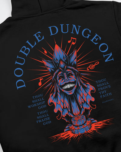 Double Dungeon Architect Hoodie / Black