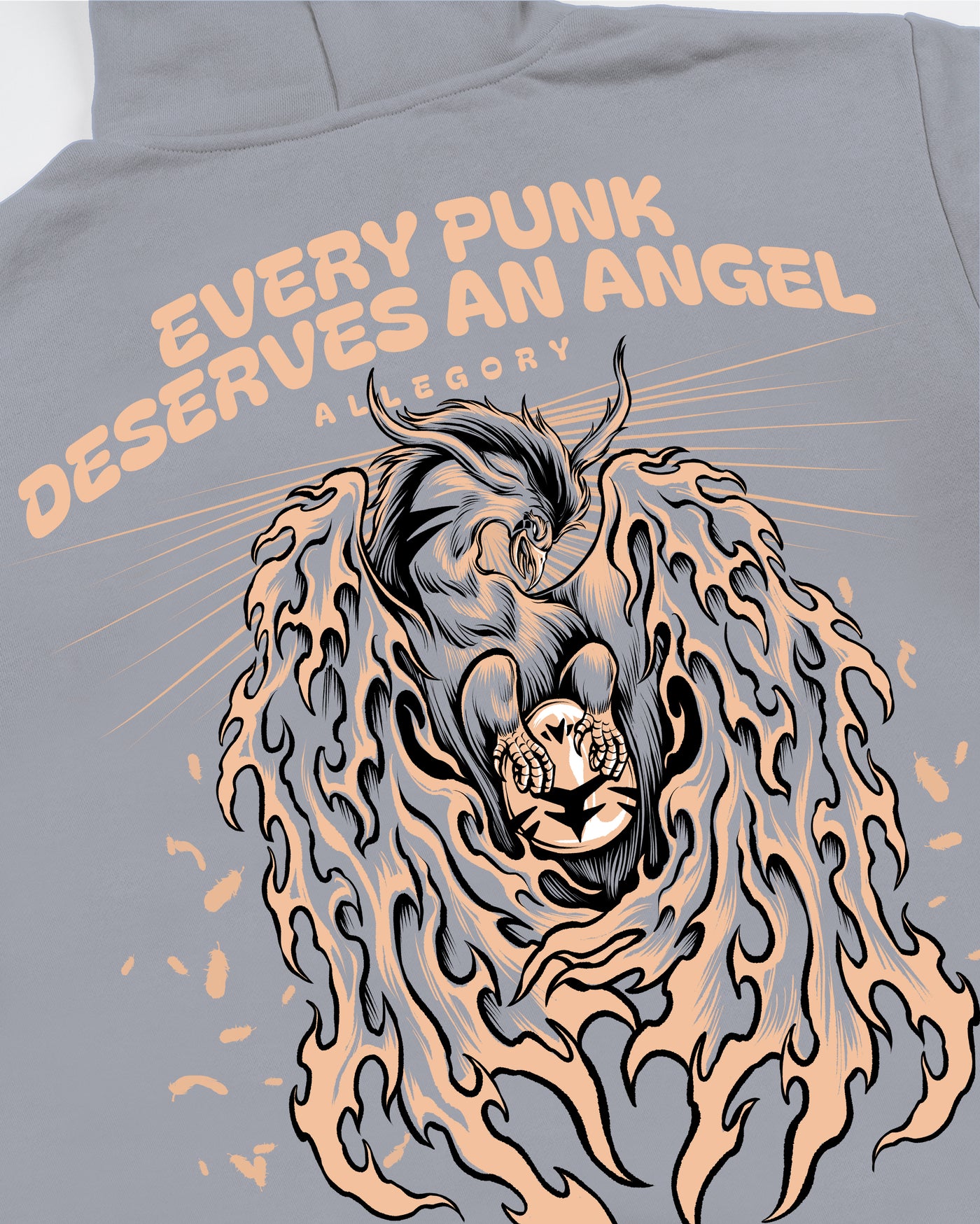 Every Punk Deserves An Angel Hoodie / Maya Blue