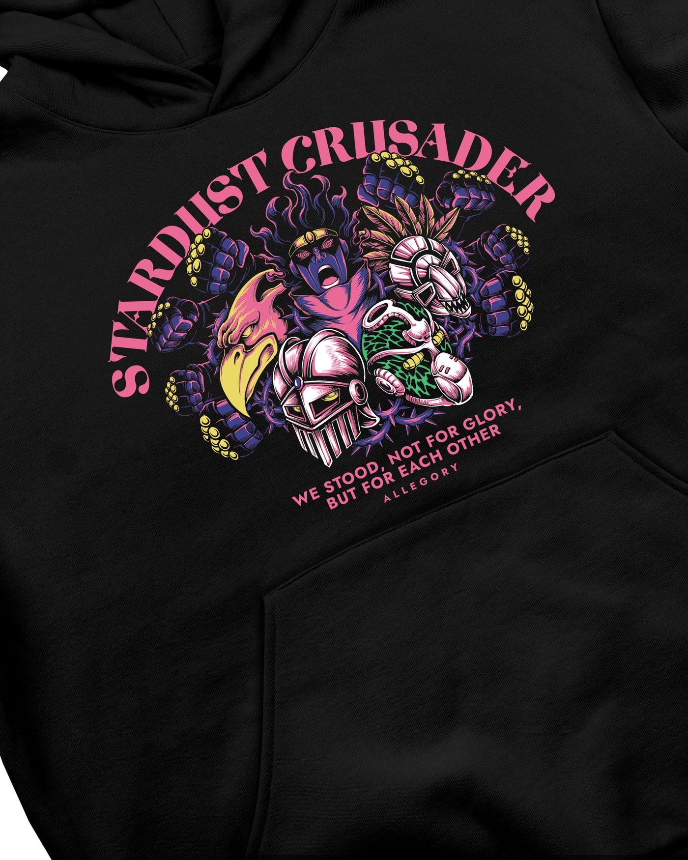 The Gang Stands Together Hoodie / Black