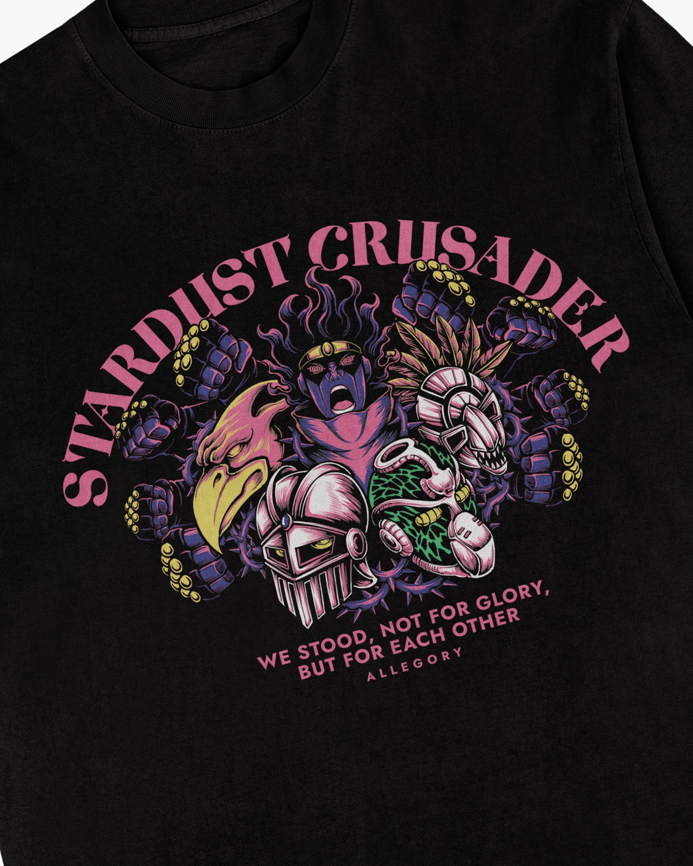 The Gang Stands Together Long Sleeve Tee / Black