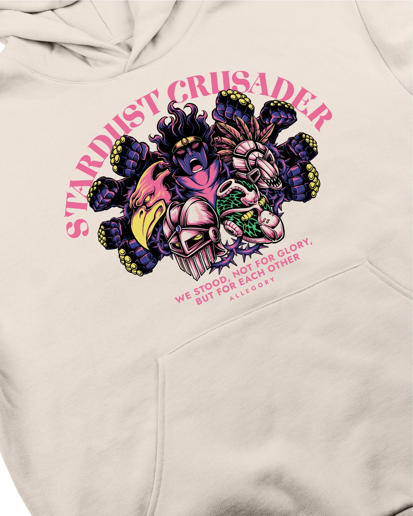The Gang Stands Together Hoodie / Cream