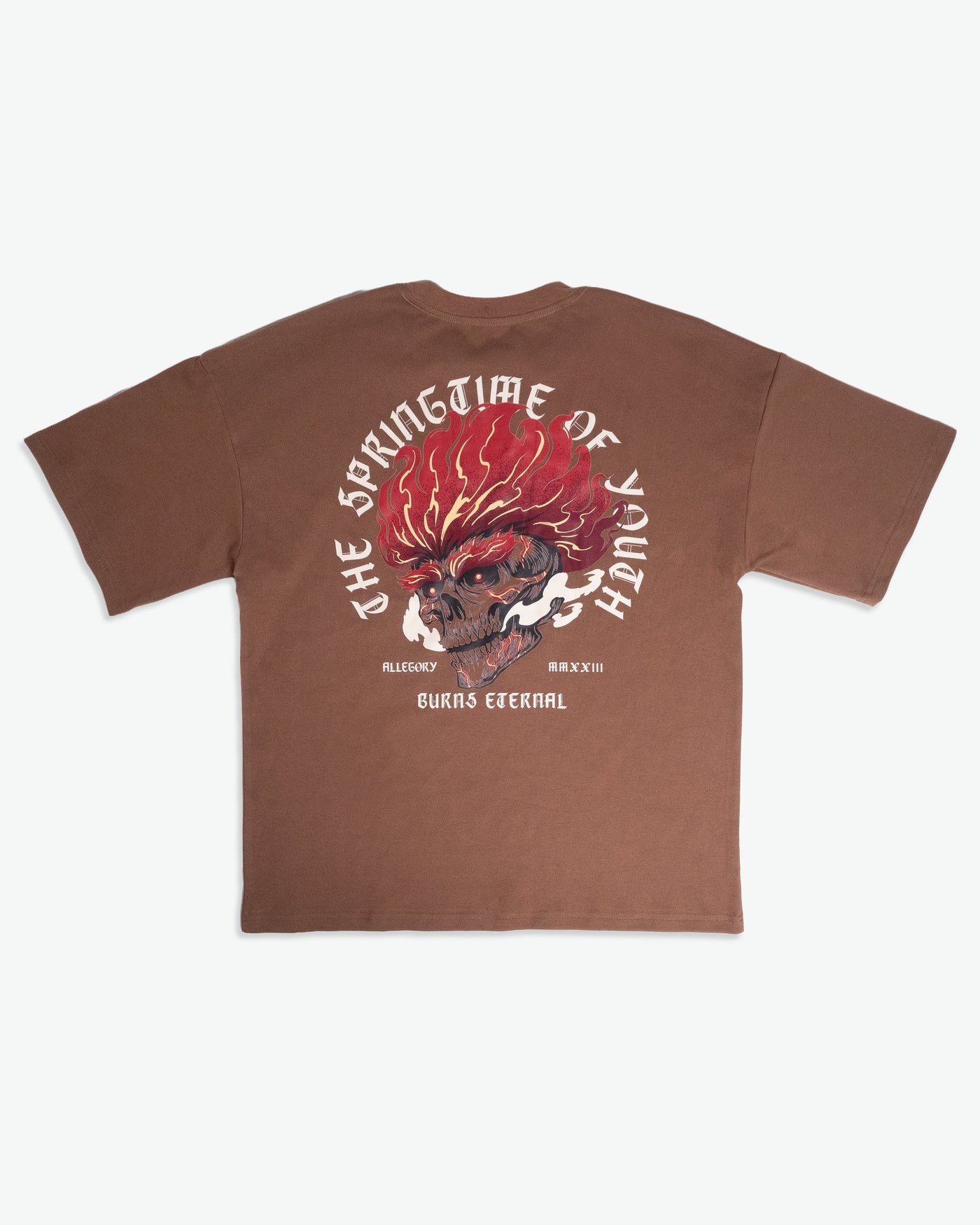 Springtime of Youth Might Guy Oversized Tee / Brown