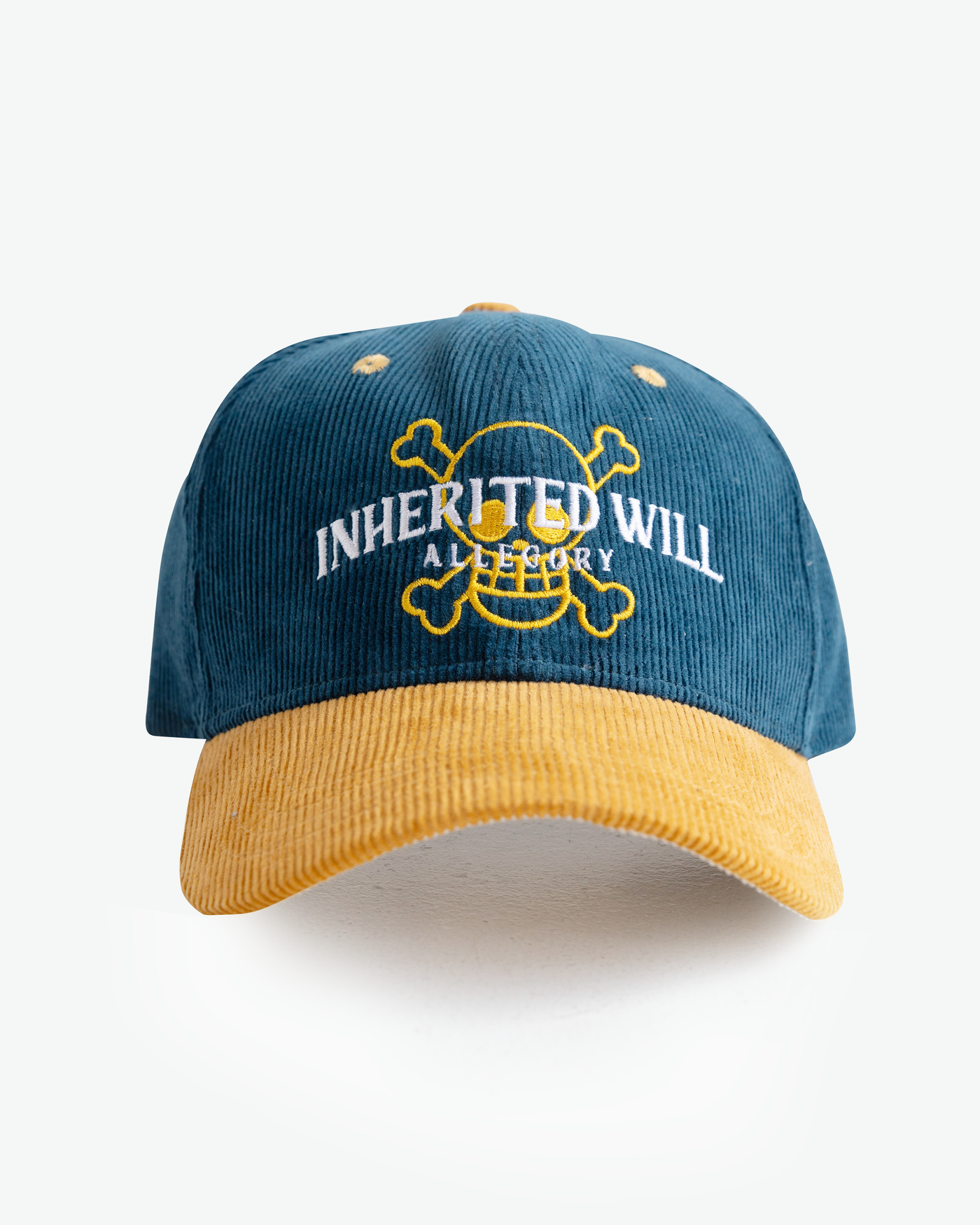 Inhereited Will Jolly Roger Corduroy Hat / Bluesteel / Harvest Gold